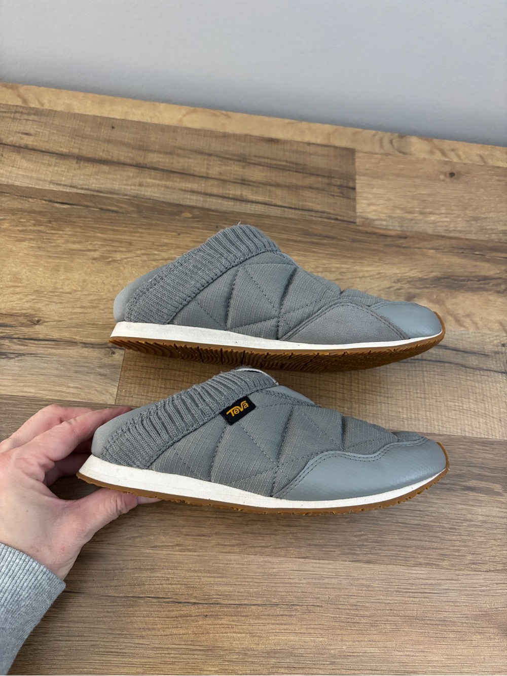 Teva Kids ReEMBER Slip On Eco Friendly Shoes Grey Youth - Picture 8 of 9